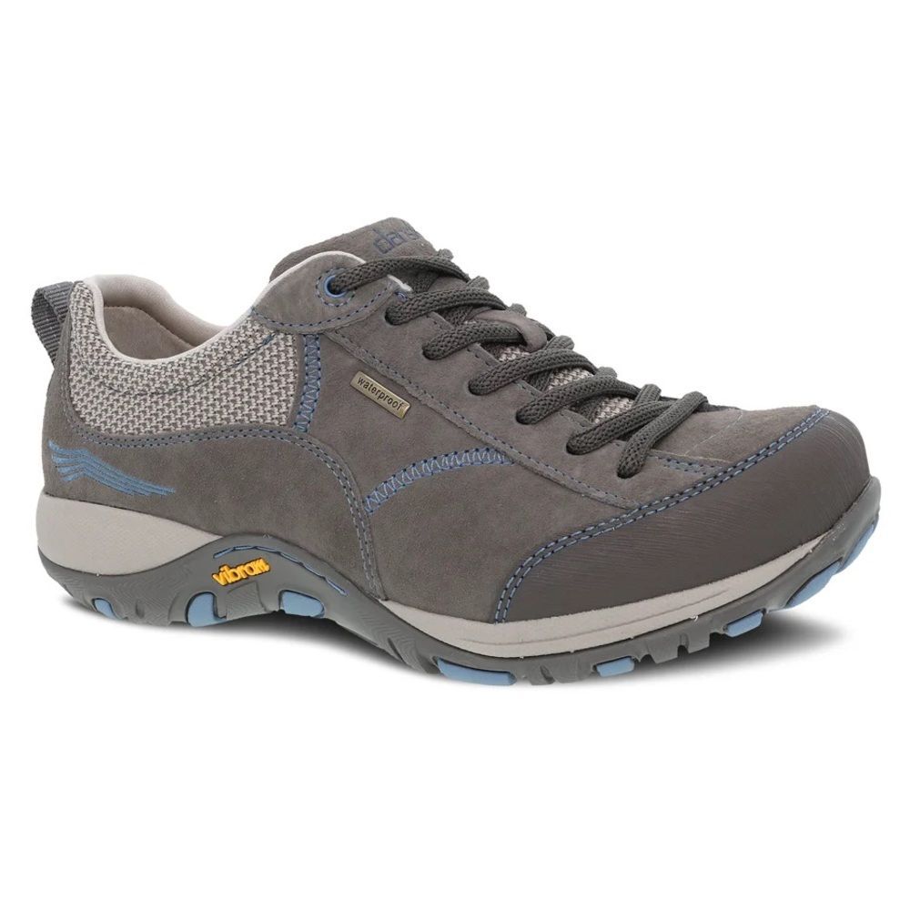 DANSKO 39 Paisley Grey Blue Suede Sneaker 39 NIB